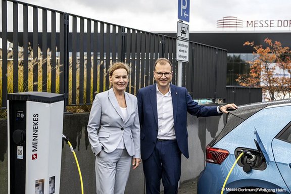 Foto von Elektro-Ladesäulen Messe Dortmund