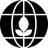 Symbol für klimaneutrale Veranstaltungen mit einer Pflanze und globalem Umweltschutz.